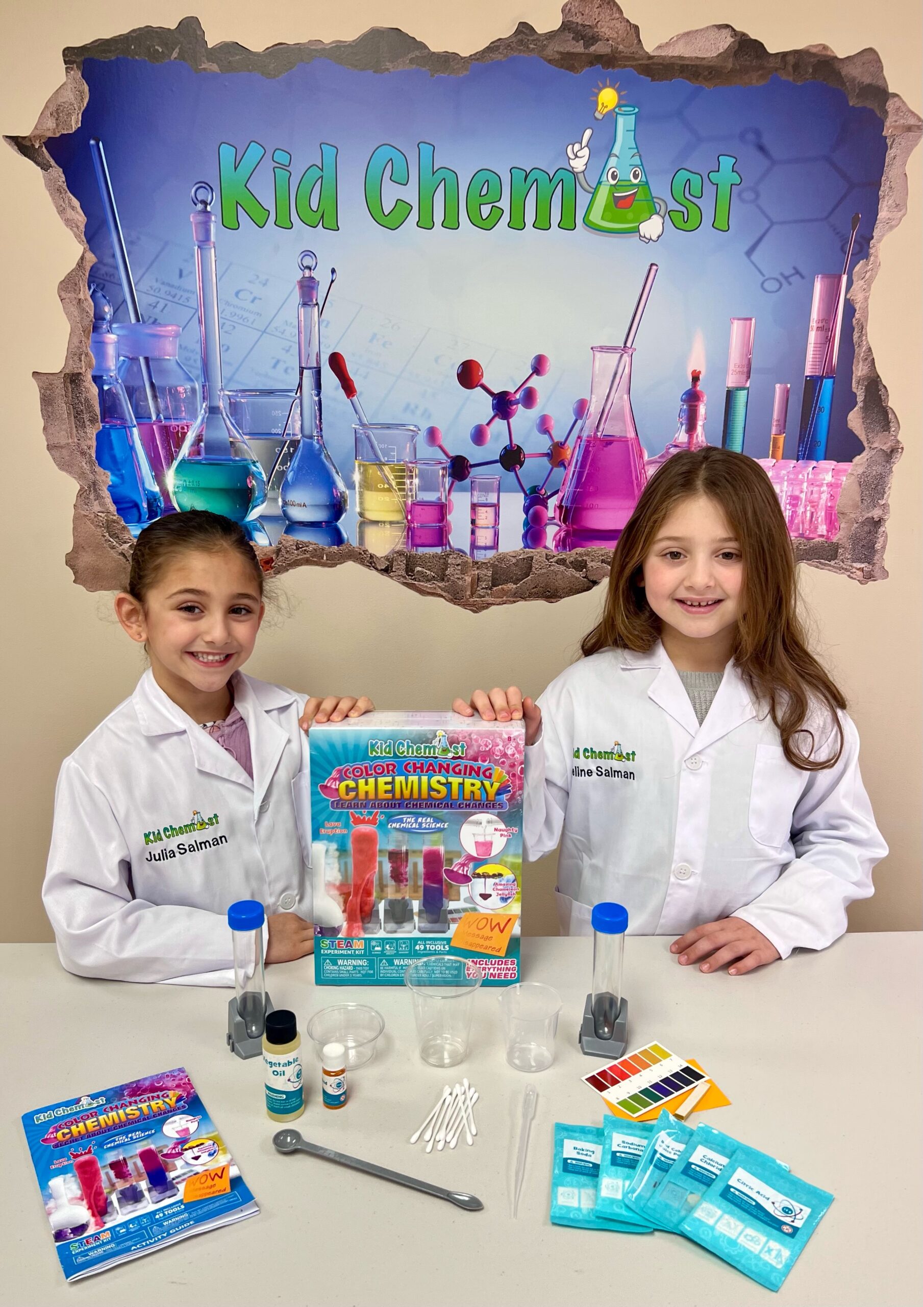 KID CHEMIST COLOR CHANGING CHEMISTRY KIT